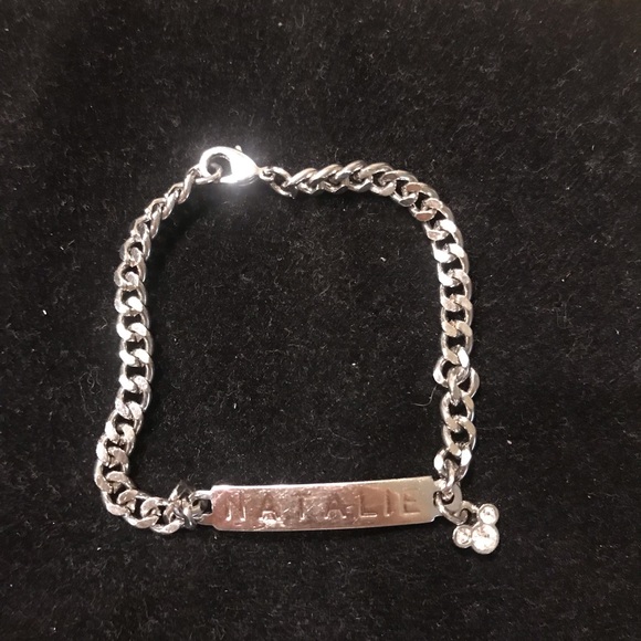 DISNEY custom Silver color Chrome Charm Bracelet - Picture 6 of 8